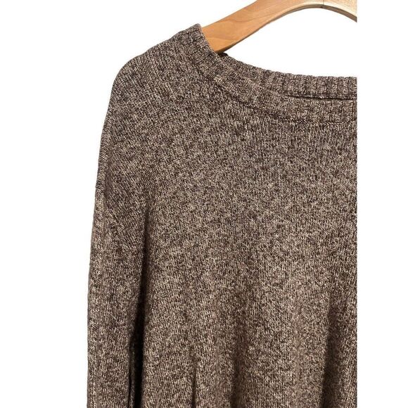 Croft And Barrow Sweater Mens XXL Brown Soft Knit Crew Neck Pull Over Warm - Picture 2 of 8